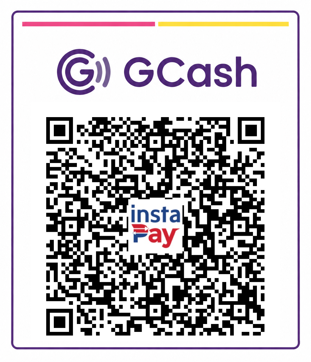 GCash payment QR for Inkfinity